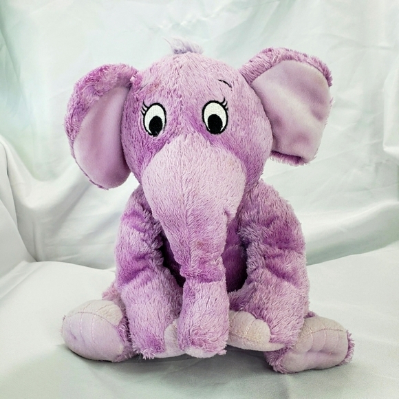 Dr Seuss Purple Elephant The Nose Book Plush Stuffed Toy 12 Inch Kohl's 2014 - Picture 1 of 8